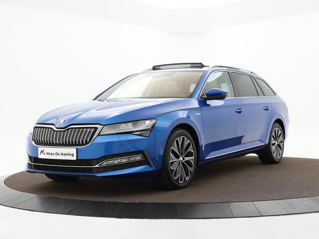 Skoda SUPERB Combi 1.4 TSI iV 218pk DSG Laurin & Klement · Panoramadak · 360 Camera · Inklap. Trekhaak · Elek. Stoelen + Geheugen · Matrix LED ·