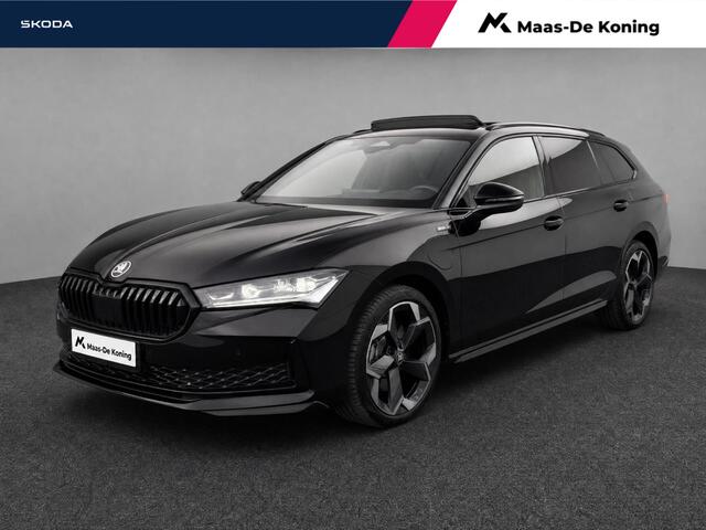 Skoda SUPERB 1.5TSI 150kW/204PK PHEV Sportline Business · Leder · Panoramadak · Apple/Android Car Play · Garantie t/m 05-09-2027