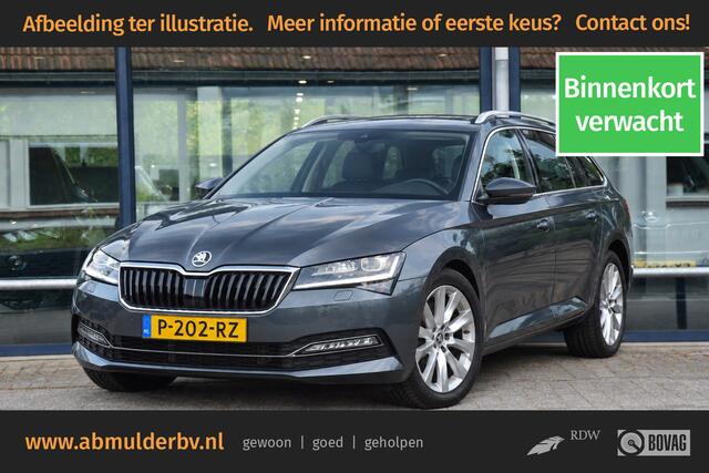 Skoda SUPERB Combi 1.5 TSI 150PK ACT Business Edition Plus | Org. NL | BOVAG Garantie | Adaptive Cruise Control | Lederen interieur | Electrische stoelverstelling | Voorstoel + achterbank verwarming | Apple Carplay/Android Auto |