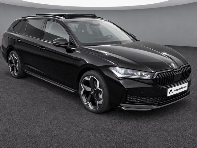 Skoda SUPERB 1.5TSI PHEV 150kW/204PK Sportline · Panoramadak · Trekhaak · Leder/Alcantara · Garantie t/m 17-06-2027