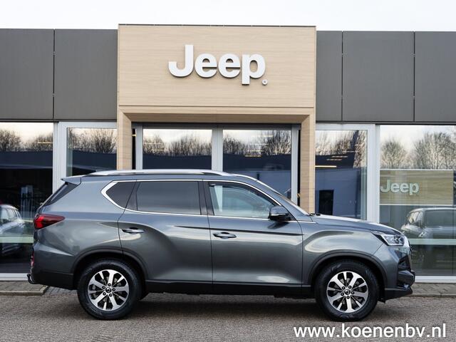 Ssangyong REXTON 2.2 E-XDI SAPPHIRE 4WD 3500 Trekgewicht, GRIJS Kenteken