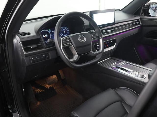 Ssangyong REXTON 2.2 E-XDI | 4WD | 3500 KG. AHW | BLACKLINE | LED-KOPLAMPEN | LEDEREN BEKLEDING | MEMORY-SEATS | 360° CAMERA | 3500 KG. TREKHAAK |