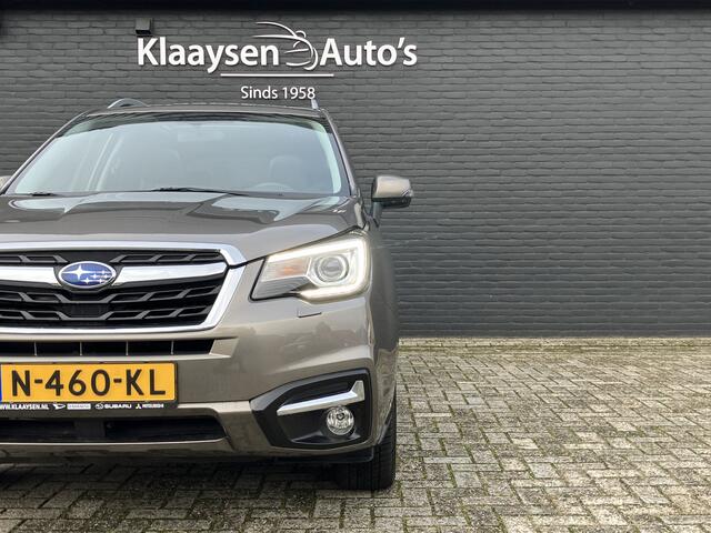 Subaru FORESTER 2.0 Premium AWD 150 pk AUT. | dealer onderhouden | navigatie | leder interieur | trekhaak | cruise control | panoramadak