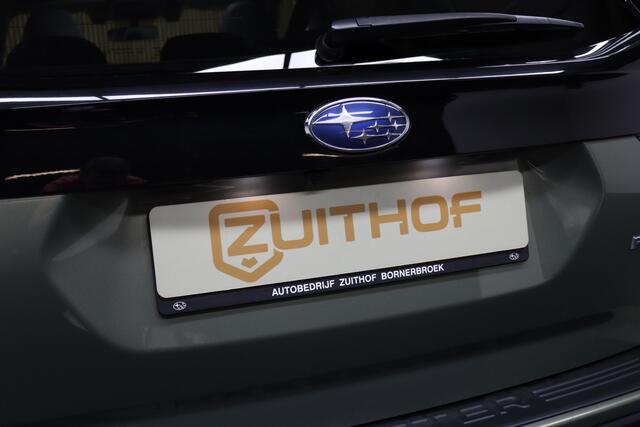 Subaru FORESTER 2.0i e-BOXER First Edition | Adaptive-cruise | Panoramadak | Apple Carplay & Android Auto | Trekhaak | Leder | Camera | Navigatie | Elek. Achterklep