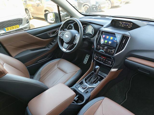 Subaru FORESTER 2.0i e-BOXER PREMIUM AUTOMAAT Open dak | Cognac leder | Stuurverwarming