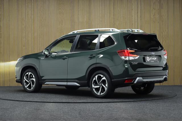 Subaru FORESTER 2.0i e-BOXER Premium AWD | Elek. Glazen Panoramadak | Adaptive-cruise | Camera | Clima | Apple Carplay & Android Auto | Navigatie | Bruin Leder | Stoelverwarming V+A | Keyless | Dodehoekdetectie