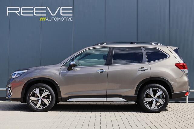 Subaru FORESTER 2.0i e-BOXER Premium 4WD | Trekhaak | Leer | Panoramadak | Adapt. Cruise | Camera | Sideview | Stoelverwarming voor + achter | Apple Carplay / Android Auto