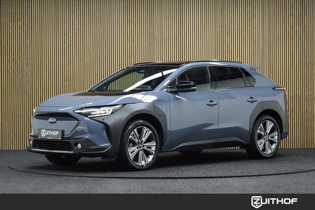 Subaru SOLTERRA Sky Package 71 kWh | Panoramadak | Adaptive-cruise | Trekhaak | 360° Camera | Navigatie | Elek. Achterklep | Leder | Stoel & Stuurverwarming | Apple Carplay & Android Auto | Keyless | Dodehoekdetectie