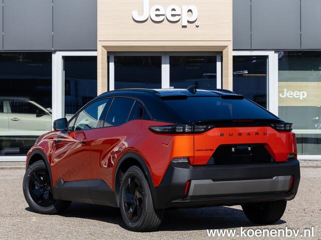 Subaru Uncharted UNCHARTED 2E-xcite + / 77Kwh / FLARE ORANGE / ZWART DAK