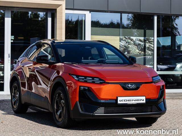 Subaru Uncharted UNCHARTED 2E-xcite + / 77Kwh / FLARE ORANGE / ZWART DAK