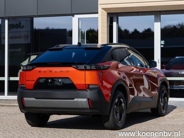 Subaru Uncharted UNCHARTED 2E-xcite + / 77Kwh / FLARE ORANGE / ZWART DAK