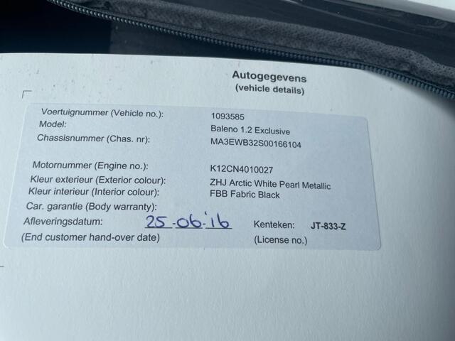 Suzuki BALENO 1.2 EXCLUSIVE