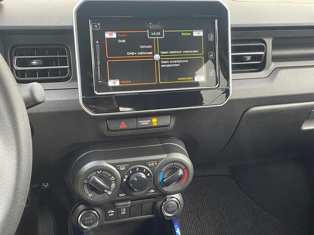 Suzuki IGNIS 1.2 Smart Hybrid Select Navigatie, Airco, 16"Lm, Stoelverwarming, Achteruitrijcamera