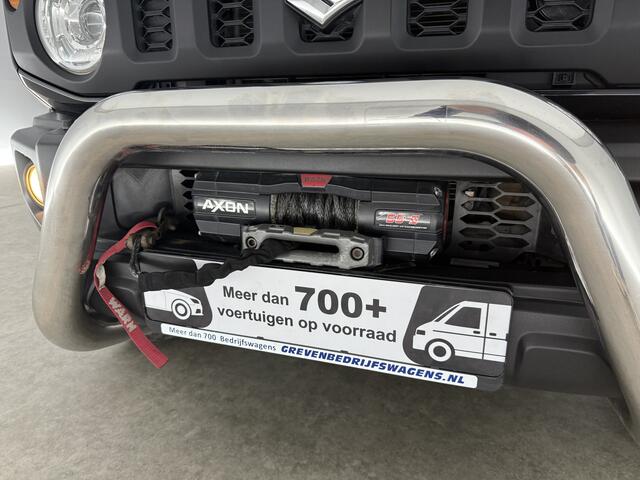 Suzuki JIMNY 1.5 Allgrip 4x4 Airco Bullbar Lier Trekhaak Camera Cruise Navi LED Sidebars 4 Persoons 15"LMV