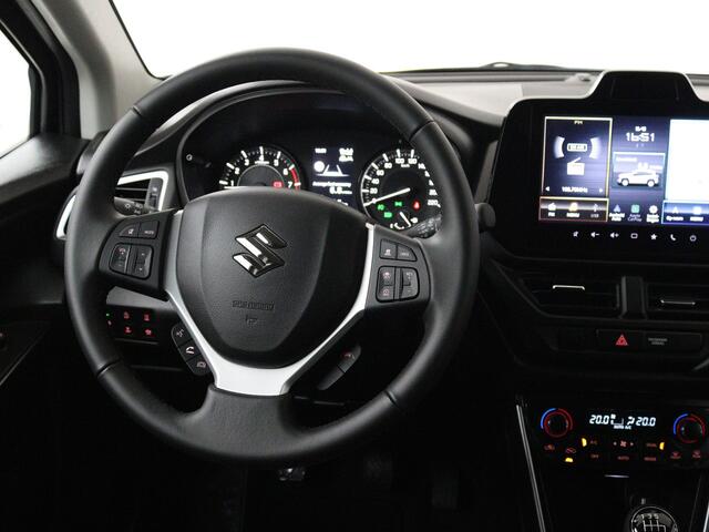 Suzuki S-Cross 1.4 Boosterjet Select Smart Hybrid | Apple Carplay / Android Auto (Navigatie) | Parkeersensoren rondom | 360° Camera | Navigatie | Lederen bekleding |