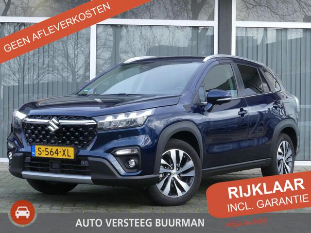 Suzuki S-Cross 1.5 Hybrid Style AUTOMAAT 1ste eigenaar, Vol. Dealer O.H. 360 camera, Cruise & Climate Control, Half Leder