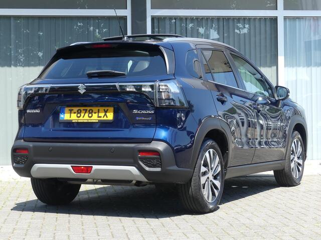 Suzuki S-Cross 1.5 Hybrid Style AUTOMAAT 2de eigenaar, Dealer o.h. Pano dal, Apple Carpl/Andr Auto , half lederen bekl.