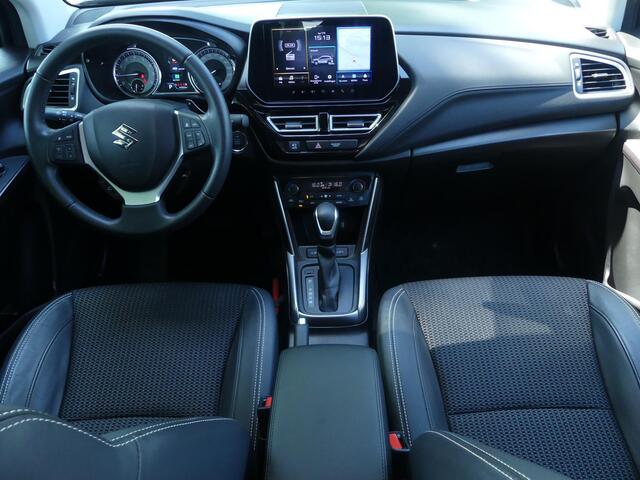 Suzuki S-Cross 1.5 Hybrid Style AUTOMAAT 2de eigenaar, Dealer o.h. Pano dal, Apple Carpl/Andr Auto , half lederen bekl.