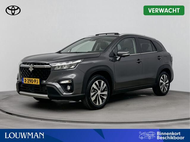 Suzuki S-Cross 1.4 Boosterjet Style Smart Hybrid | Schuif/kantel dak | 360 camera | Dodehoek Detectie | Parkeersensoren voor+achter | Navigatie | Apple CarPlay/Android Auto | Stoelverwarming | Climate Control |
