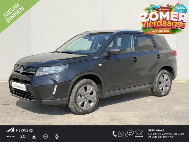 Suzuki VITARA 1.5 Hybrid Style / Fabrieksgarantie tot 1-2028 / Dealer Onderhouden / Achteruitrijcamera / Apple Carplay Android / Climate Control / Adaptieve Cruise / Stoelverwarming / Navigatie /