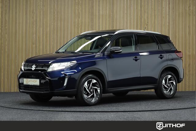 Suzuki VITARA 1.5 Hybrid Automaat Style AllGrip 4X4 | Trekhaak Afn. | Panoramadak | Leder-Alcantara | Camera | Navigatie | Parkeerhulp | Adaptive-cruise | Two-Tone Lak | Dodehoekdetectie