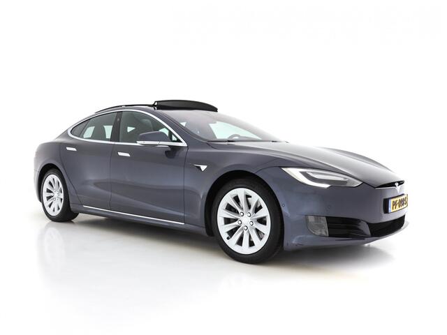 Tesla MODEL S 235 Kw Base [ 3-Fase ] (INCL-BTW) *PANO | AUTO-PILOT | KEYLESS | FULL-LED | 1/2-LEDER | NAVI-FULLMAP | SURROUND-VIEW | APP-CONNECT | LANE-ASSIST | VIRTUAL-COCKPIT | DAB | SPORT-SEATS | 19"ALU
