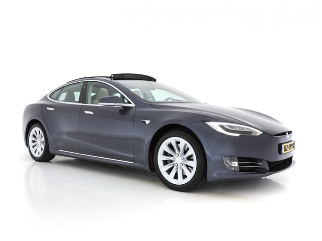 Tesla MODEL S 235 kw Base Premium-Pack Sound-Studio-Pack [ 3-Fase ] (INCL-BTW) *PANO | NAPPA-VOLLEDER | FULL-LED | NAVI-FULLMAP | SURROUND-VIEW | KEYLESS | AUTO-PILOT | LANE-ASSIST | DAB | VIRTUAL-COCKPIT | SPORT-SEATS | 19"ALU*