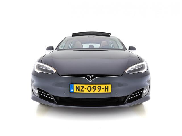 Tesla MODEL S 235 kw Base Premium-Pack Sound-Studio-Pack [ 3-Fase ] (INCL-BTW) *PANO | NAPPA-VOLLEDER | FULL-LED | NAVI-FULLMAP | SURROUND-VIEW | KEYLESS | AUTO-PILOT | LANE-ASSIST | DAB | VIRTUAL-COCKPIT | SPORT-SEATS | 19"ALU*