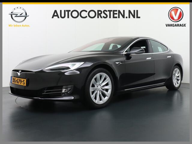 Tesla MODEL S 75D 476pk AWD Luchtvering Performance Enhanced AutoPilot Navi Panorama-Dak Camera Adaptive-Led Premium Conncetivity Elektr.-1/2-Leer-Stoel+Achterklep+Geheugen+Bank+Spiegels+Stuur-verwarmd Elektr.A-klep Keyless Premium-Audio 19"LM 4WD Schuifkanteldak Wi-Fi