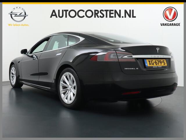 Tesla MODEL S 75D 476pk AWD Luchtvering Performance Enhanced AutoPilot Navi Panorama-Dak Camera Adaptive-Led Premium Conncetivity Elektr.-1/2-Leer-Stoel+Achterklep+Geheugen+Bank+Spiegels+Stuur-verwarmd Elektr.A-klep Keyless Premium-Audio 19"LM 4WD Schuifkanteldak Wi-Fi