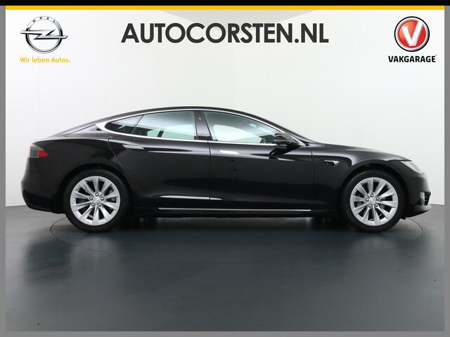 Tesla MODEL S 75D 476pk AWD Luchtvering Performance Enhanced AutoPilot Navi Panorama-Dak Camera Adaptive-Led Premium Conncetivity Elektr.-1/2-Leer-Stoel+Achterklep+Geheugen+Bank+Spiegels+Stuur-verwarmd Elektr.A-klep Keyless Premium-Audio 19"LM 4WD Schuifkanteldak Wi-Fi