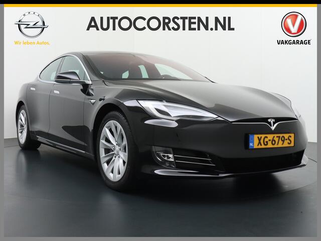 Tesla MODEL S 75D 476pk AWD Luchtvering Performance Enhanced AutoPilot Navi Panorama-Dak Camera Adaptive-Led Premium Conncetivity Elektr.-1/2-Leer-Stoel+Achterklep+Geheugen+Bank+Spiegels+Stuur-verwarmd Elektr.A-klep Keyless Premium-Audio 19"LM 4WD Schuifkanteldak Wi-Fi