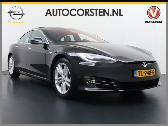 Tesla MODEL S 75D AWD Performance Luchtvering Enhanced AutoPilot Navi Panorama-Dak Camera Adaptive-Led Premium Conncetivity Elektr.-1/2-Leer-Stoel+Achterklep+Geheugen+Bank+Spiegels+Stuur-verwarmd Elektr.A-klep Keyless Premium-Audio 19"LM 4WD Schuifkanteldak Wi-Fi.Vb. A