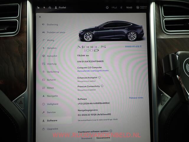 Tesla MODEL S 100D ENHANCED AUTOPILOT CCS/TREKHAAK/COLDCLIMATE/LUCHTVERING
