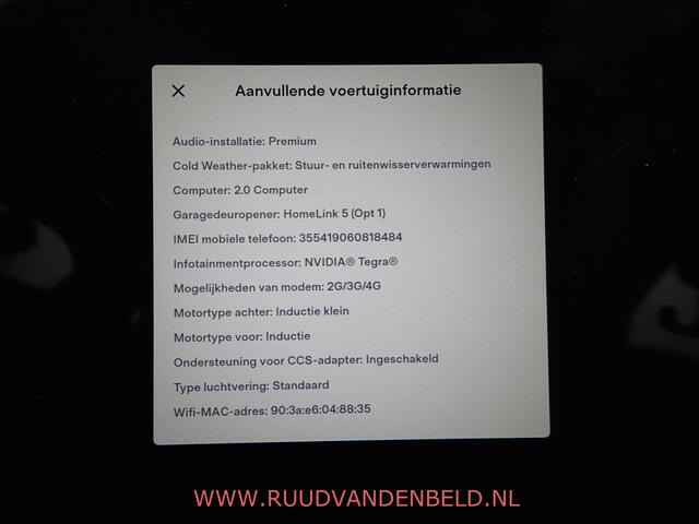 Tesla MODEL S 100D ENHANCED AUTOPILOT CCS/TREKHAAK/COLDCLIMATE/LUCHTVERING