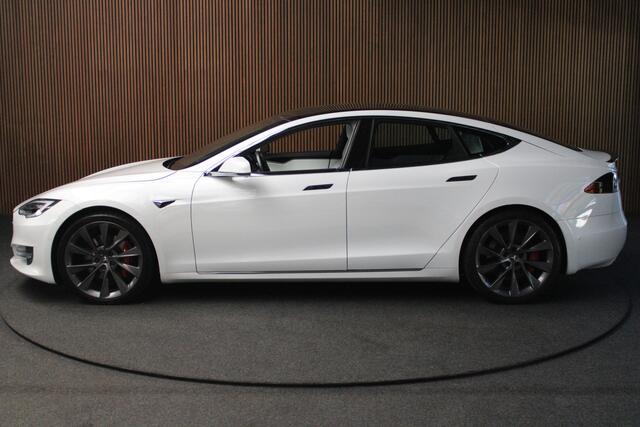 Tesla MODEL S 100D Performance Autopilot ACC Panodak Leer 360 Elektr. achterklep LM velgen PDC Lane Stuurverwarming Stoelverwarming voor en achter Alcantara hemel