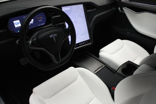 Tesla MODEL S 100D Performance Autopilot ACC Panodak Leer 360 Elektr. achterklep LM velgen PDC Lane Stuurverwarming Stoelverwarming voor en achter Alcantara hemel
