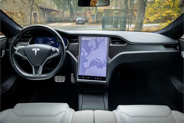 Tesla MODEL S P100D Performance NL Auto Full Self Driving Stoelventilatie 21" Carbon
