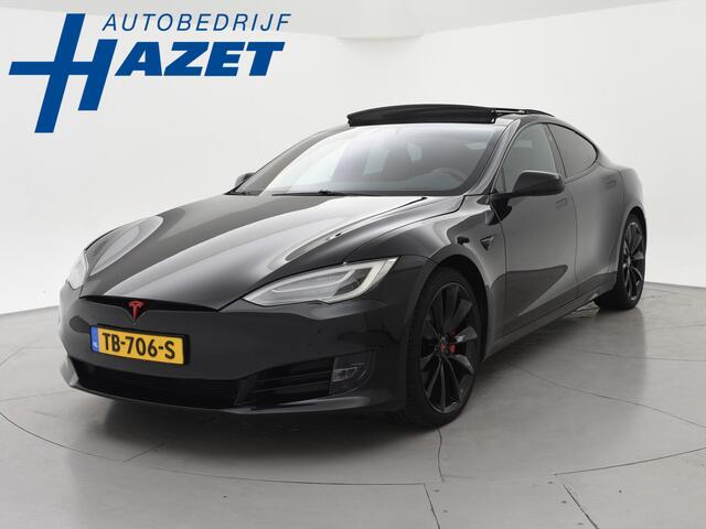 Tesla MODEL S 100D PERFORMANCE P100D 612 PK + 21 INCH | AUTOPILOT | CARBON | SCHUIFDAK| LUCHTVERING
