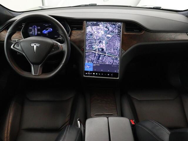 Tesla MODEL S 100D | SOH 90% | Panoramadak | Leder | Autopilot | Stoelverwarming | Camera | Keyless | Full LED | Navigatie | Climate control | 19'' lichtmetalen velgen
