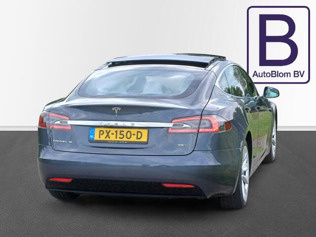 Tesla MODEL S 75D Base (Free Supercharging/zie tekst) /Prachtige auto!/Nieuwprijs Euro 106.800,-/Pano/Leder/NL/