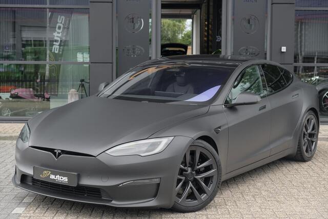 Tesla MODEL S Plaid+ 1020pk Yoke stuur FSD *BTW* Panoramadak Full Self Drive NLauto 21' LMV