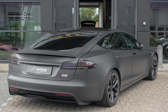 Tesla MODEL S Plaid+ 1020pk Yoke stuur FSD *BTW* Panoramadak Full Self Drive NLauto 21' LMV