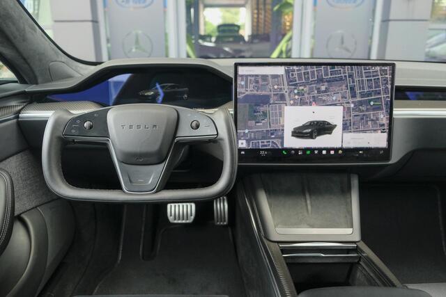 Tesla MODEL S Plaid+ 1020pk Yoke stuur FSD *BTW* Panoramadak Full Self Drive NLauto 21' LMV