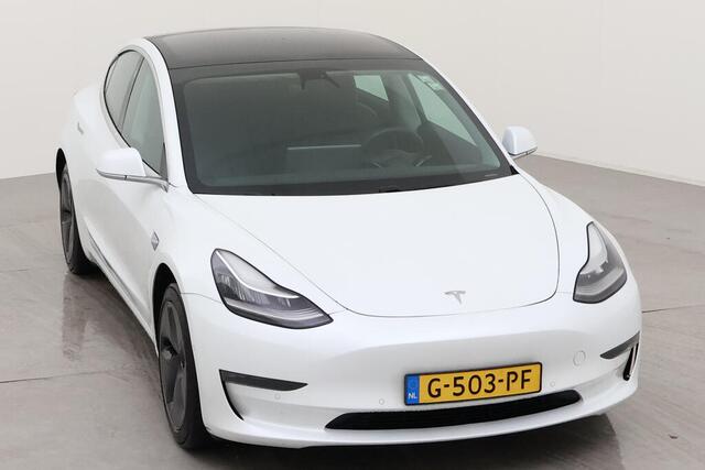 Tesla Model 3 Long Range AWD 75 kWh 351PK Autopilot FSD Comp Trekhaak Leder Camera Panodak