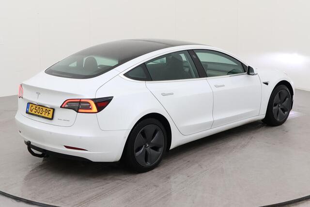 Tesla Model 3 Long Range AWD 75 kWh 351PK Autopilot FSD Comp Trekhaak Leder Camera Panodak