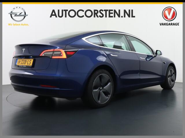 Tesla Model 3 SR+ 60kWh 325PK FSD-3 Computer AutoPilot Leder PanoDak Adaptive-Cruise Lmv 18" Camera's Elektr.-Stuur+Stoelen+Spiegels+Geheugen+Easy-Entry+Verwarmde stoelen Park assistent PDC WIFI Lane-Assist Speed-Assist RWD Plus Navi LED Comfortstoelen ACC DAB Voorverw
