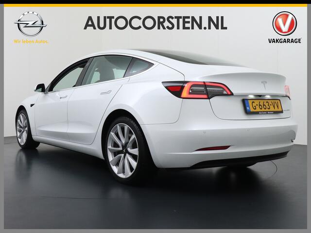 Tesla Model 3 Long Range 75kWh 463PK 19" FSD-Full Self Driving Computer-3 Premium Audio 4wd AutoPilot Panoramadak Camera's Leer Adaptive-Cruise-Control+Stop&Go Pdc-a+v Dual-Ecc Dual-Motor AWD Keyless(via GSM) Stoel en achterbank verwarming Electr.Stoelen+Memory+Easy-En