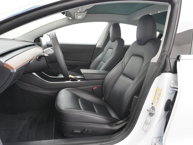 Tesla Model 3 Long Range 75kWh 463PK 19" FSD-Full Self Driving Computer-3 Premium Audio 4wd AutoPilot Panoramadak Camera's Leer Adaptive-Cruise-Control+Stop&Go Pdc-a+v Dual-Ecc Dual-Motor AWD Keyless(via GSM) Stoel en achterbank verwarming Electr.Stoelen+Memory+Easy-En