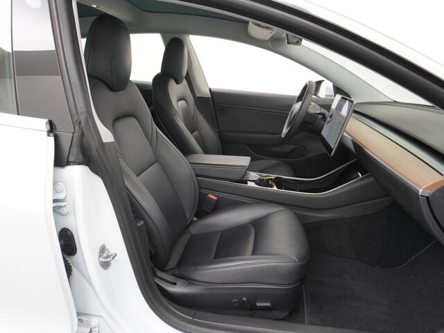 Tesla Model 3 Long Range 75kWh 463PK 19" FSD-Full Self Driving Computer-3 Premium Audio 4wd AutoPilot Panoramadak Camera's Leer Adaptive-Cruise-Control+Stop&Go Pdc-a+v Dual-Ecc Dual-Motor AWD Keyless(via GSM) Stoel en achterbank verwarming Electr.Stoelen+Memory+Easy-En